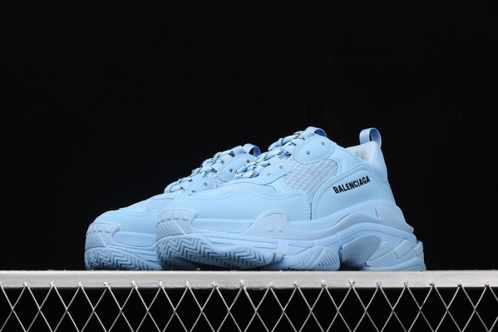 bl triple s trainers blue sneakers a111315