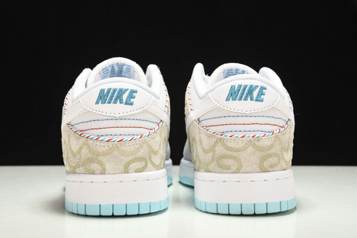 nike dunk low se barber shop grey dh7614-500